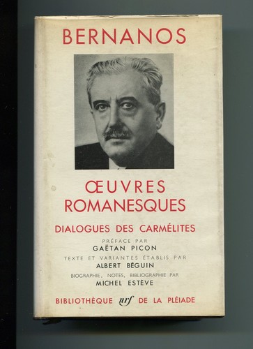 Bernanos oeuvres romanesques - oeuvres,