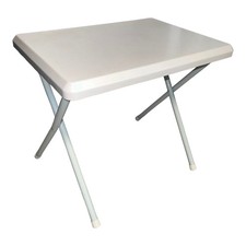 Tavolino bianco pieghevole da