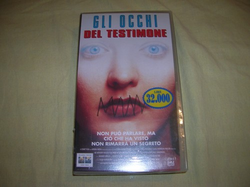 Gli occhi del testimone - gli, vhs