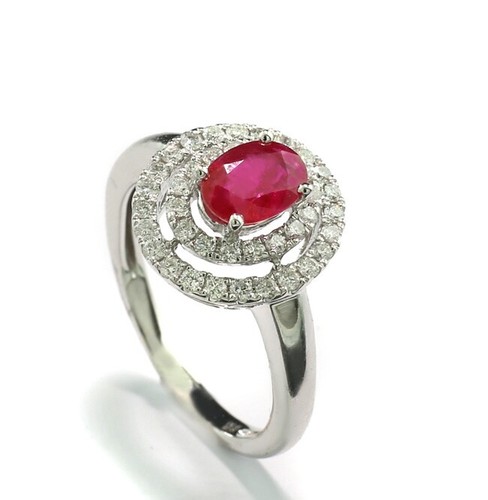 Rubin ring tiefroter rubino - rubin-ring,