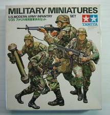 1980  TAMIYA   Military  Miniatures  U.S. Modern Infantry   Kit No. 3633