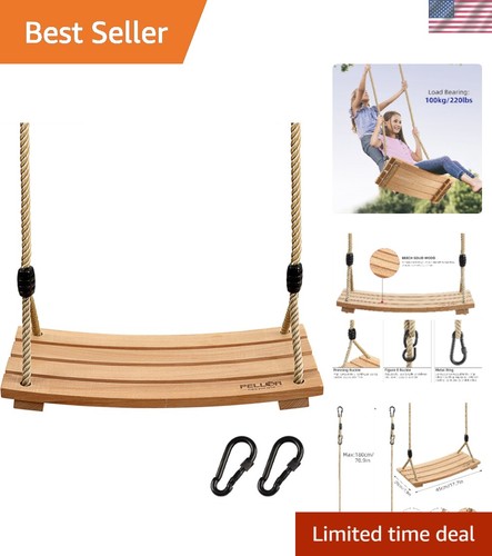 Altalena albero legno set - in,