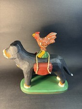 Cane e pollo arte popolare in