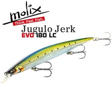 MOLIX Long Casting Suspending Jerkbait Lure JUGULO JERK EVO 180LC