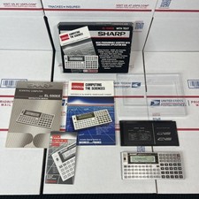 Calcolatrice Sharp Scientific Computer EL-5500II +Scatola e Manuali +Batt Nuova - TESTATA