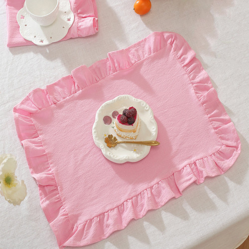 Set tovagliette rosa chiaro - 6,