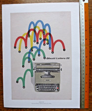 Pubblicità OLIVETTI Lettera