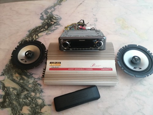 Ampli casse autoradio - casse, +
