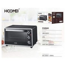 FORNETTO ELETTRICO 23LITRI 1600WATT FORNO CON LUCE TIMER E TERMOSTATO CUCINA