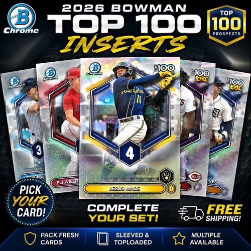 2026 bowman chrome scouts - bowman, top