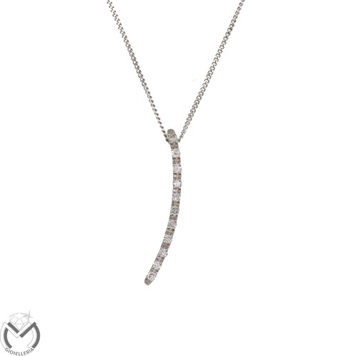 Collana oro bianco - , kt
