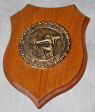 CREST MARINA MILITARE NAVE SAGGITTARIO NON COHIBETUR SAGITTA 18X26 CM