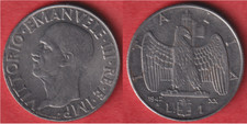 1 LIRA 1942 IMPERO - VITTORIO