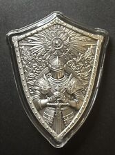 2024 Corea del Sud Crociati Scudo Impilatore 2 oz Siver in capsula di plastica