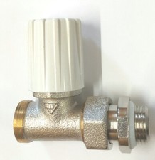 Valvola semplice on/off RBM radiatore attacco diritto diametro 3/8 o 1/2