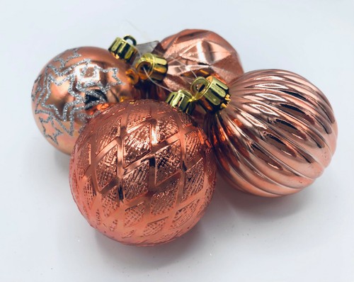 Palline natale oro - palline, rosa