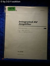 Sony Manuale di Istruzioni Ta VE700 Amplificatore (#1874)