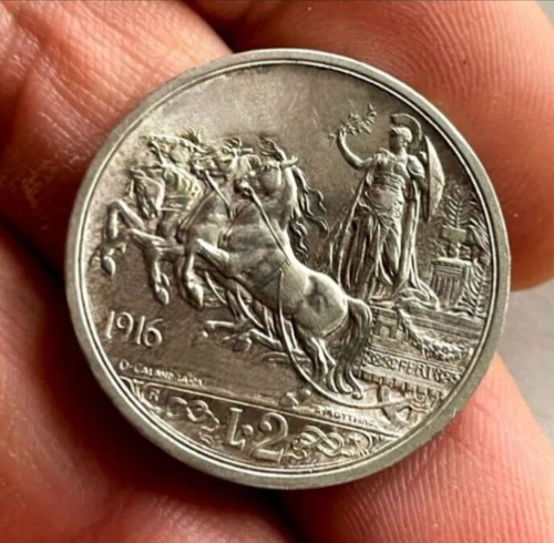 Regno italia lire 1916 - 2,