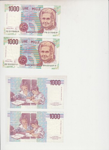Repubblica 000 1000 - 1.000, lire