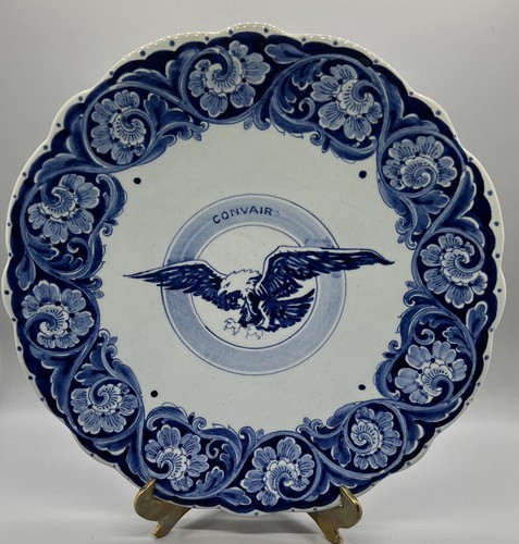 Delft schoonhoven plate blue - schoonhoven,