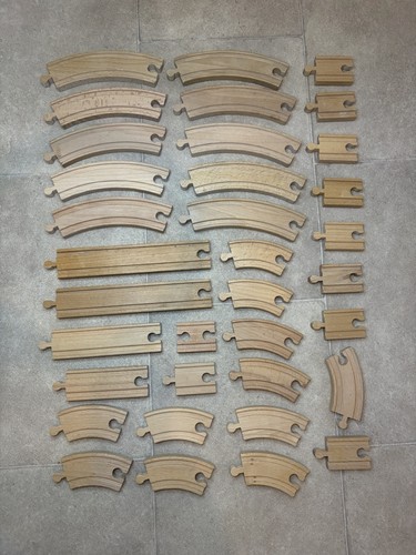 Pista trenino legno pezzi - pista,