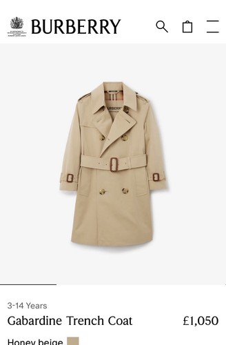 Trench cappotto bambino