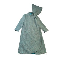Cappotto sciarpa scultorea