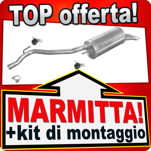 Silenziatore posteriore per - silenziatore, vw