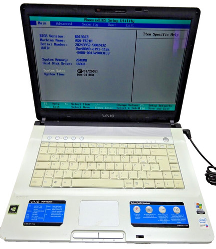 Notebook sony vaio - notebook,