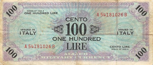 Italia 100 lire serie - 100, del