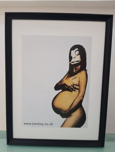 Banksy barely legal rare print - banksy,