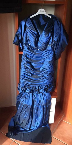 Abito cerimonia blu con - blu,