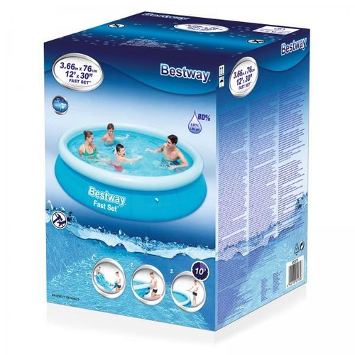 Bestway fast set piscina - set,