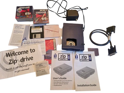 Iomega zip 100 external drive - external,