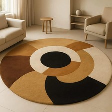 Tappeto moderno rotondo