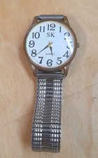 Orologio Vintage Da Polso SK In Acciaio Stell Bach Funzionante. Piccoli Segni.