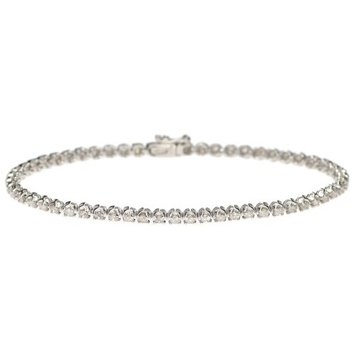 Bracciale tennis con - , diamanti