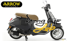 SCARICO COMPLETO ARROW RACE-TECH NERO SENZA KAT VESPA PRIMAVERA 125 21 22 23