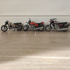 POLITOYS Kawasaki 750 -Moto Guzzi V7 - Suzuki GT750 Scala 1/15  Vintage anni '70