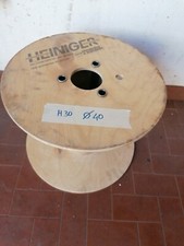 Bobine per cavi in ​​legno vuote cavo corda ordinata stoccaggio luci natale30x40