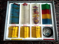 VINTAGE SEBINO GIOCO EDUCATIVO DICOTONDO PUZZLE 3D ANNI '70 CONF. GRANDE