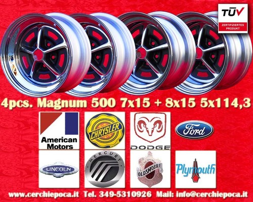 Cerchi magnum 500 - 500, 7x15