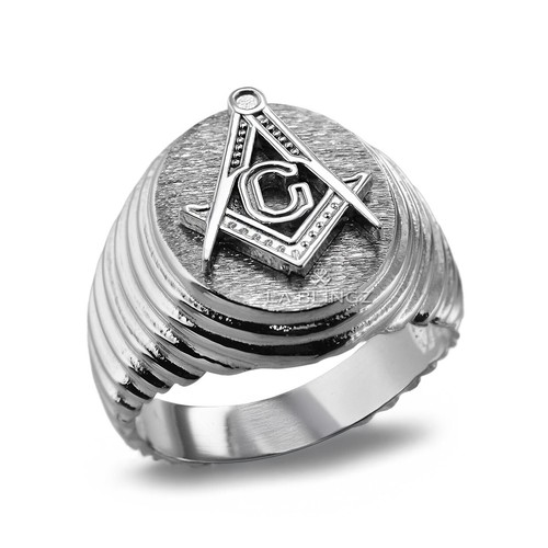 Anello massonico argento - massonico,