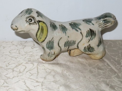 Antico ceramica cane bassotto - cane,