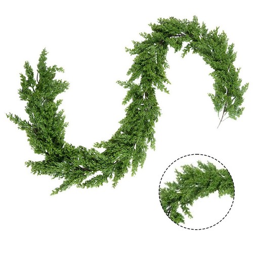Rattan simulato verde - rattan, 2m