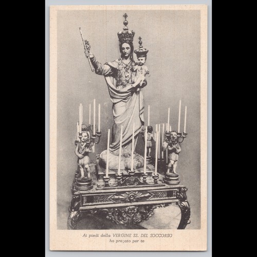 Cartolina vergine maria - maria, figura