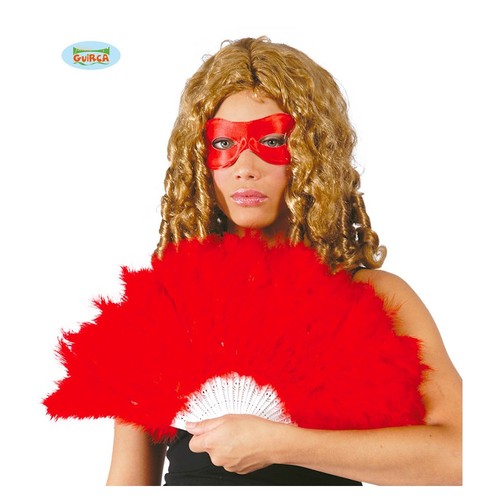 Ventaglio piume rosse come - ventaglio,