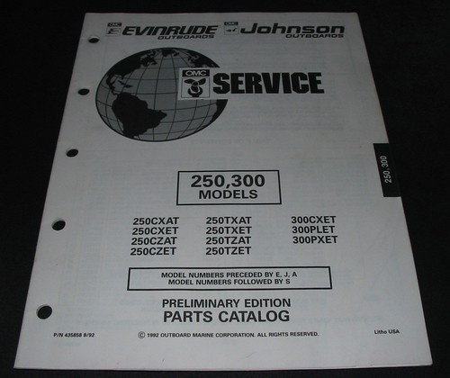 Parts catalog omc evinrude - omc,