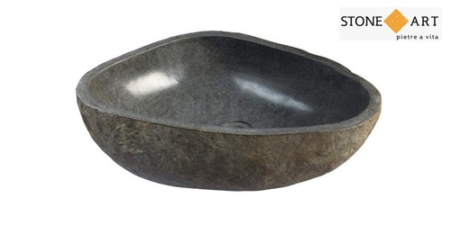 Lavabo bagno pietra fiume - pietra,