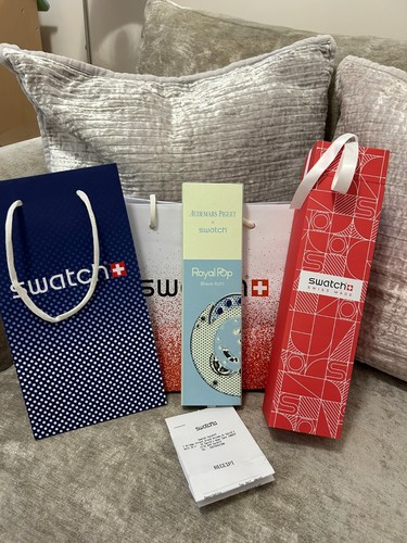 Swatch royal pop blue - swatch, x